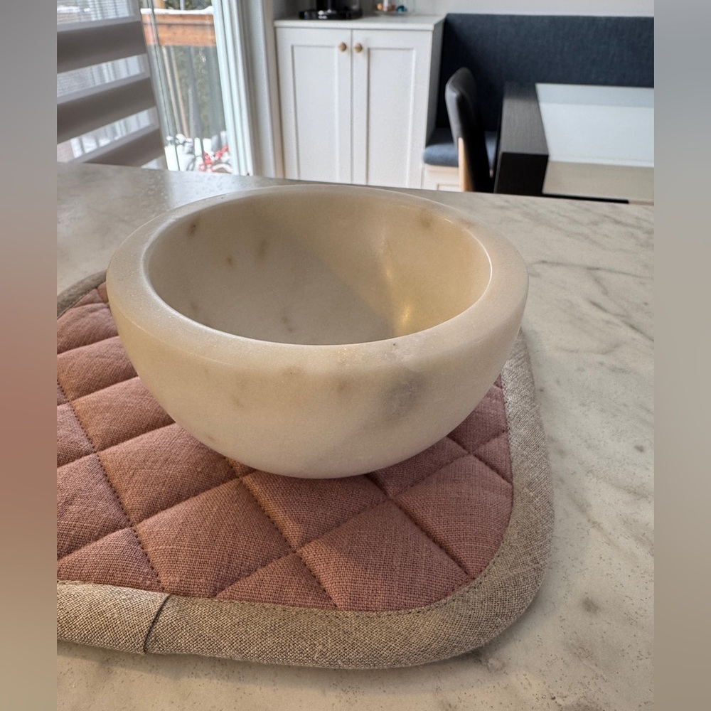 Be home Small White Marble Bowl (First)